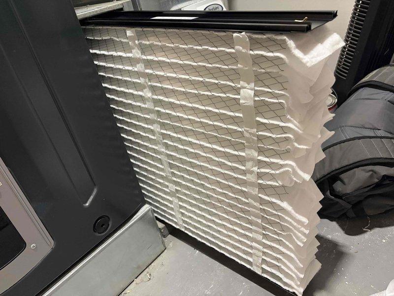 Responded to no heat call for dual-zone system with significant temperature discrepancy between zones. Upon inspection, identified failed electrical connections preventing proper system operation. Replaced defective wire terminals and restored electrical continuity to affected zone. Inspected and secured air filter that had become dislodged, ensuring proper airflow and system performance. Verified both systems operational with balanced heating throughout the home.