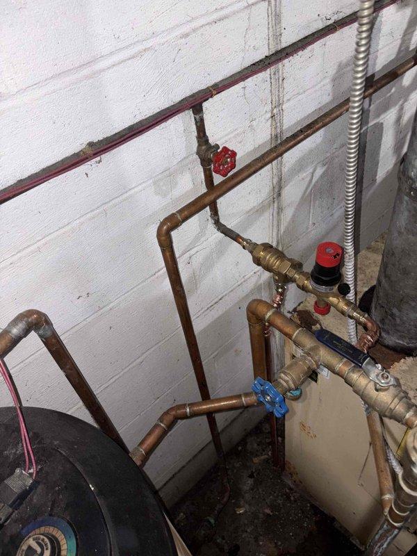 Completed estimate for indirect water heater installation and boiler system upgrade. Assessed existing hydronic heating infrastructure including expansion tank, pressure relief components, copper piping network, and multiple zone valves. Evaluated current system configuration with aged copper lines, brass fittings, and pressure regulation equipment mounted on utility room wall. Provided pricing options for indirect water heater integration with existing boiler system, including necessary piping modifications, electrical connections, and safety controls. Customer will be available for installation scheduling after 4 PM. Lead transferred for buyback program consideration.